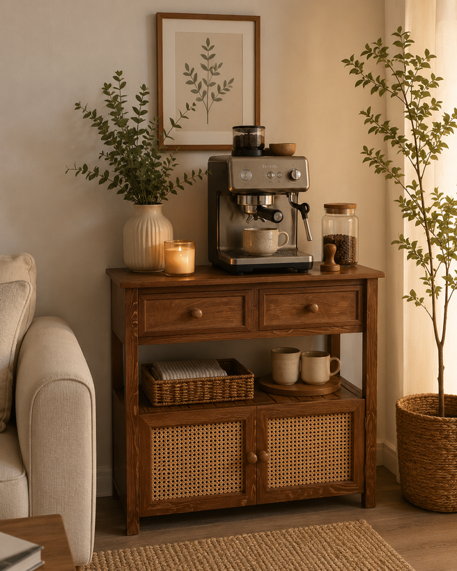 کافیبار چوبی مدل d52