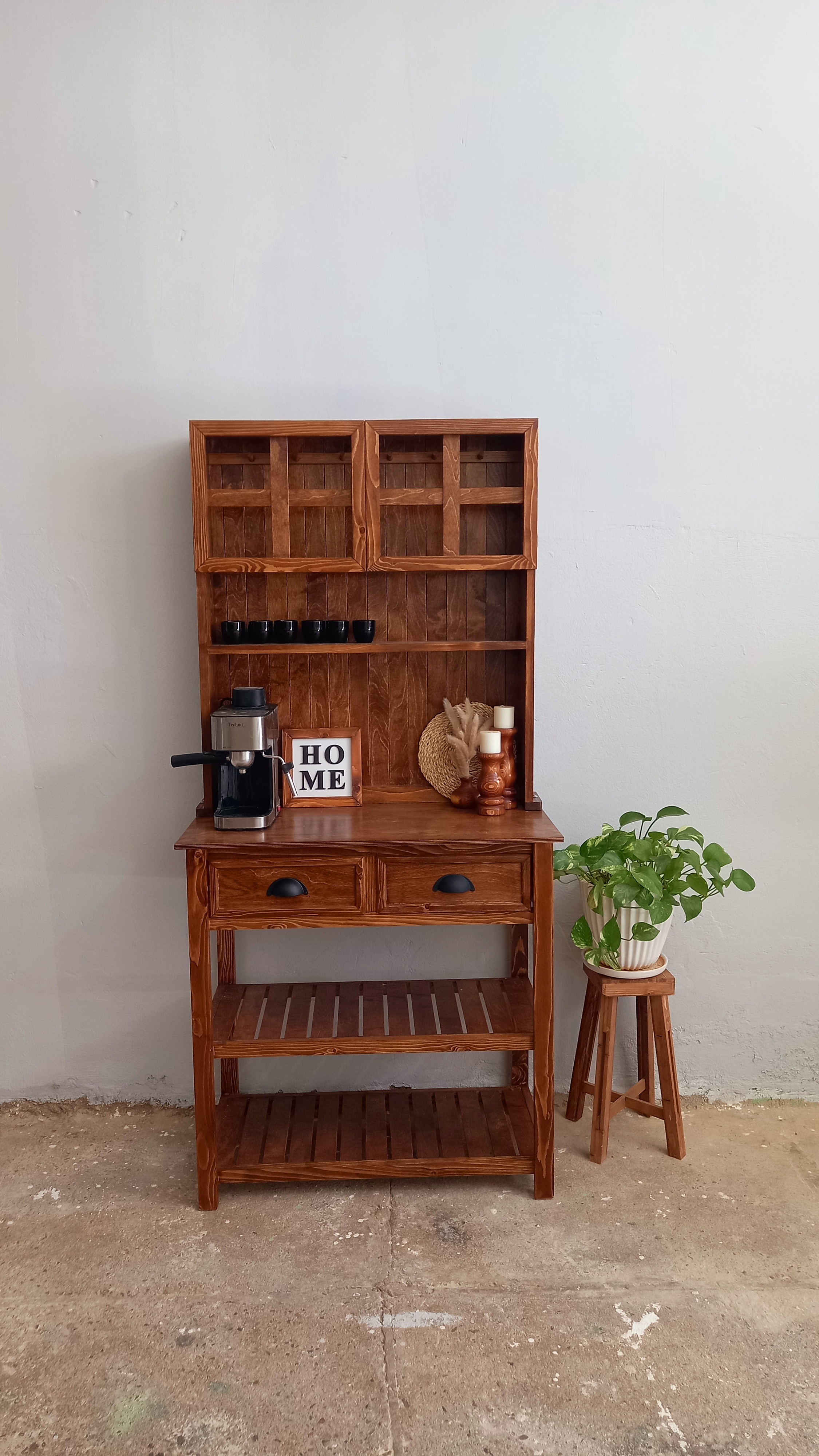 کافی بار چوبی شهریار وود مدل (D100)